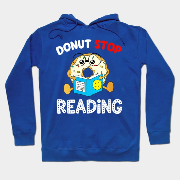 donut stop reading book Hoodie by vae nny3